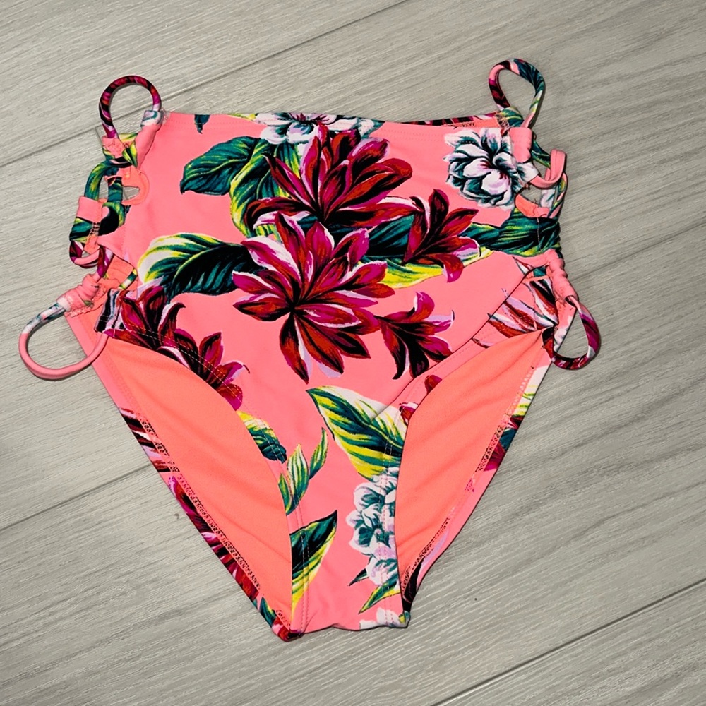 High Waisted Swim Bottoms (XS)